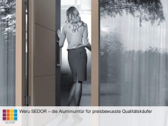 Aluminiumtüren von Weru